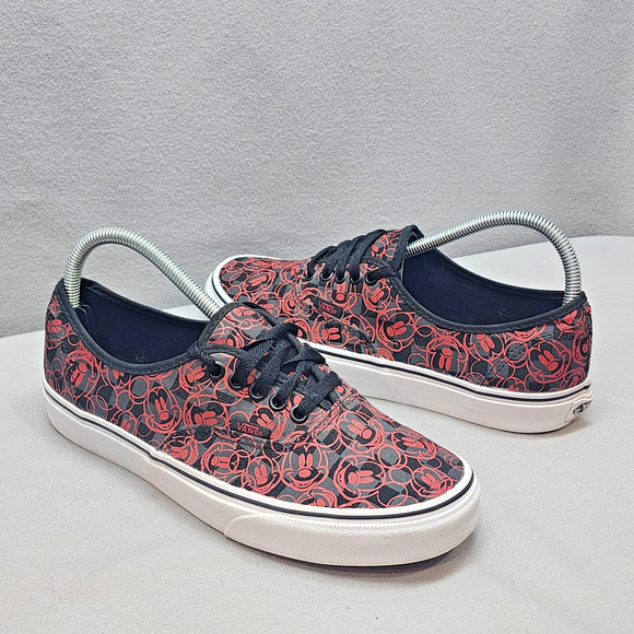 Vans OTW Disney Black Red Grey Mickey Mouse Womens Sz 9.5 Mens Sz 8 - Picture 1 of 8